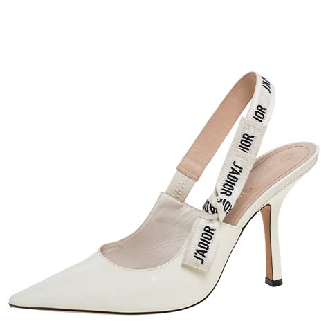 dior j'adior slingback white